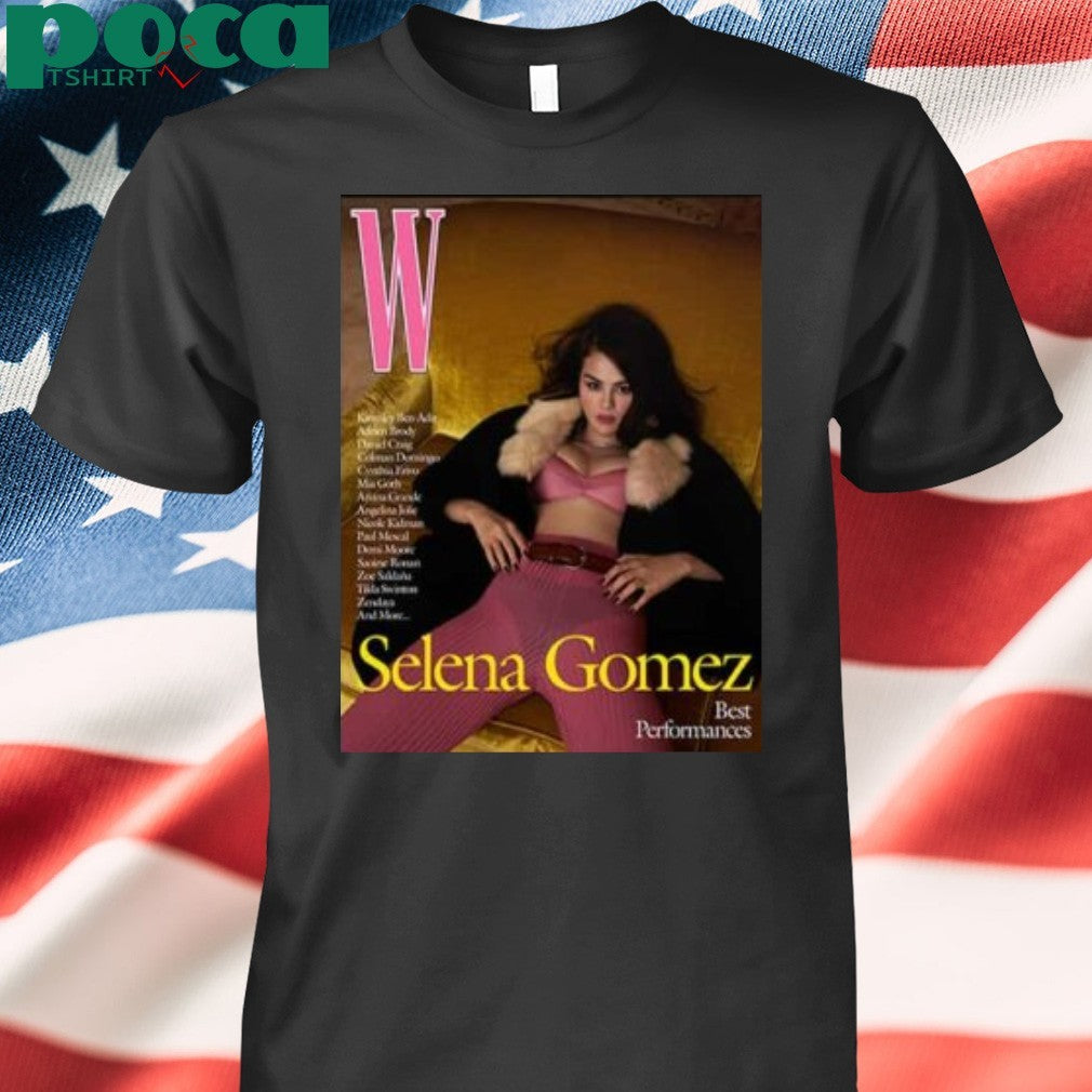 W Magazine The Art Issue Best Performances Selena Gomez Cover Volume One Merchandise T-Shirt