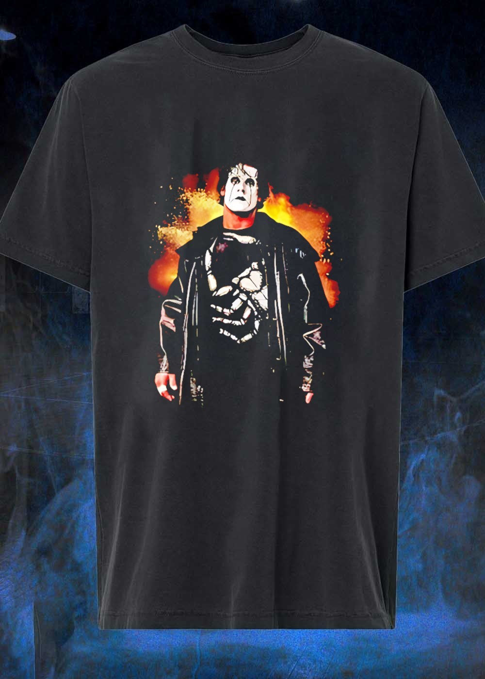WCW Wrestling Merchandise Sting Scorpion Icon Mens Black T-Shirt