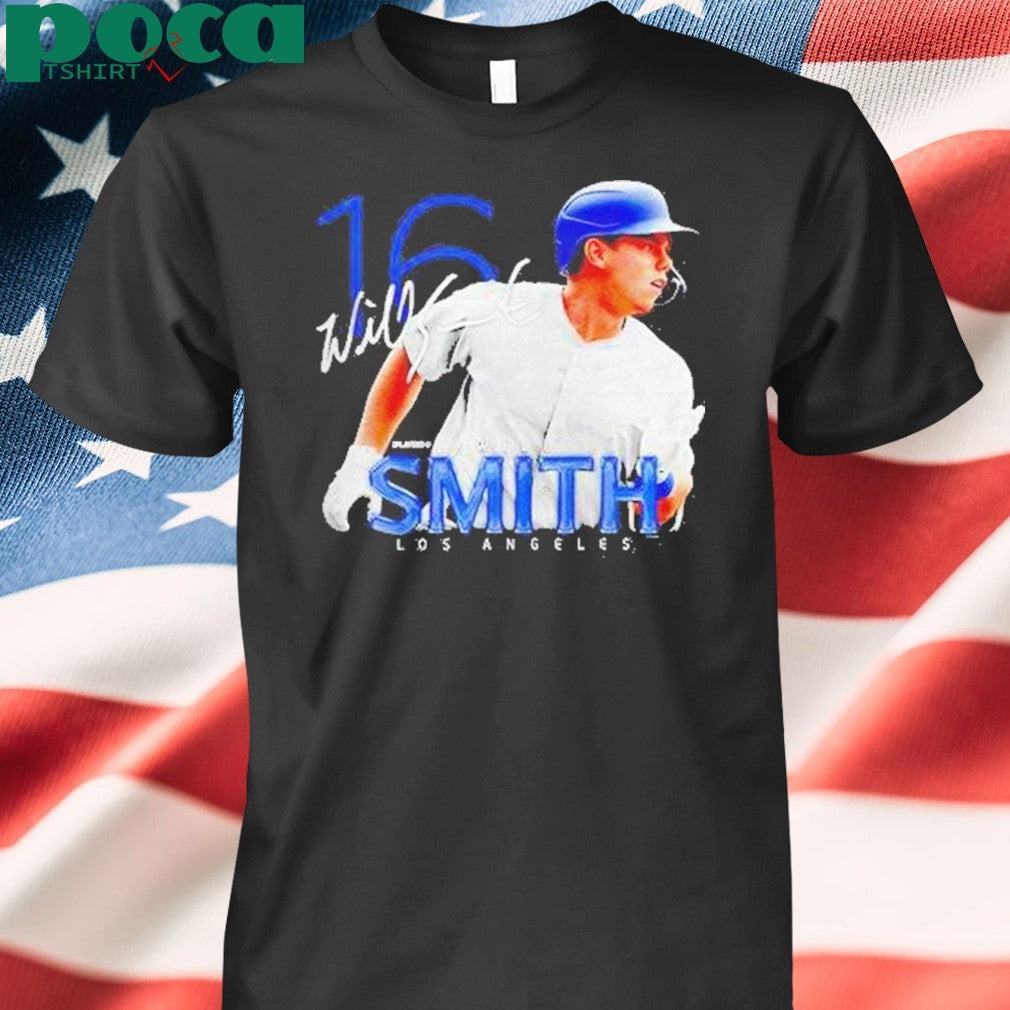 Will Smith 16 Los Angeles Dodgers Signature Shirt