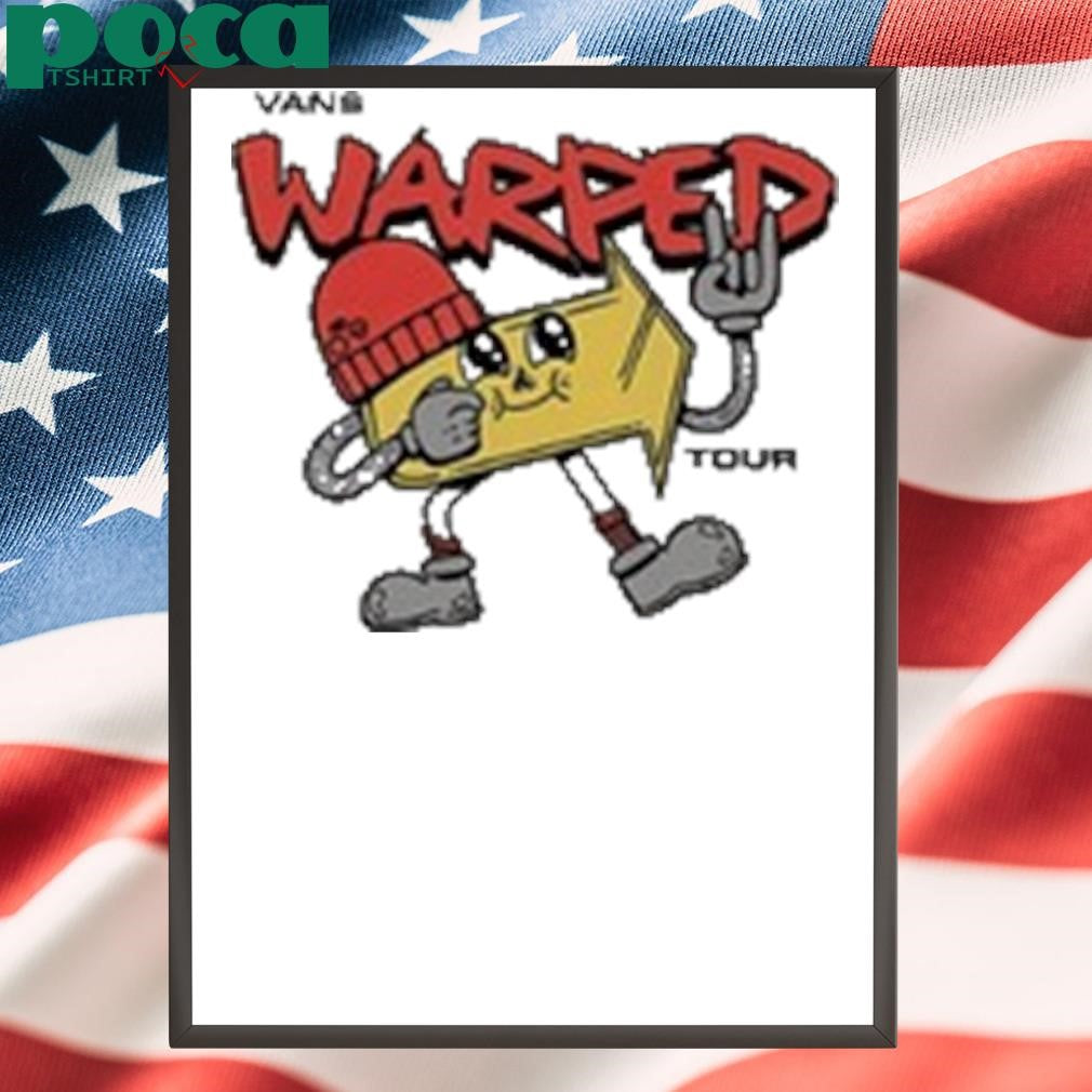 Warped Tour 30 Years Mascot 2025 Shirt