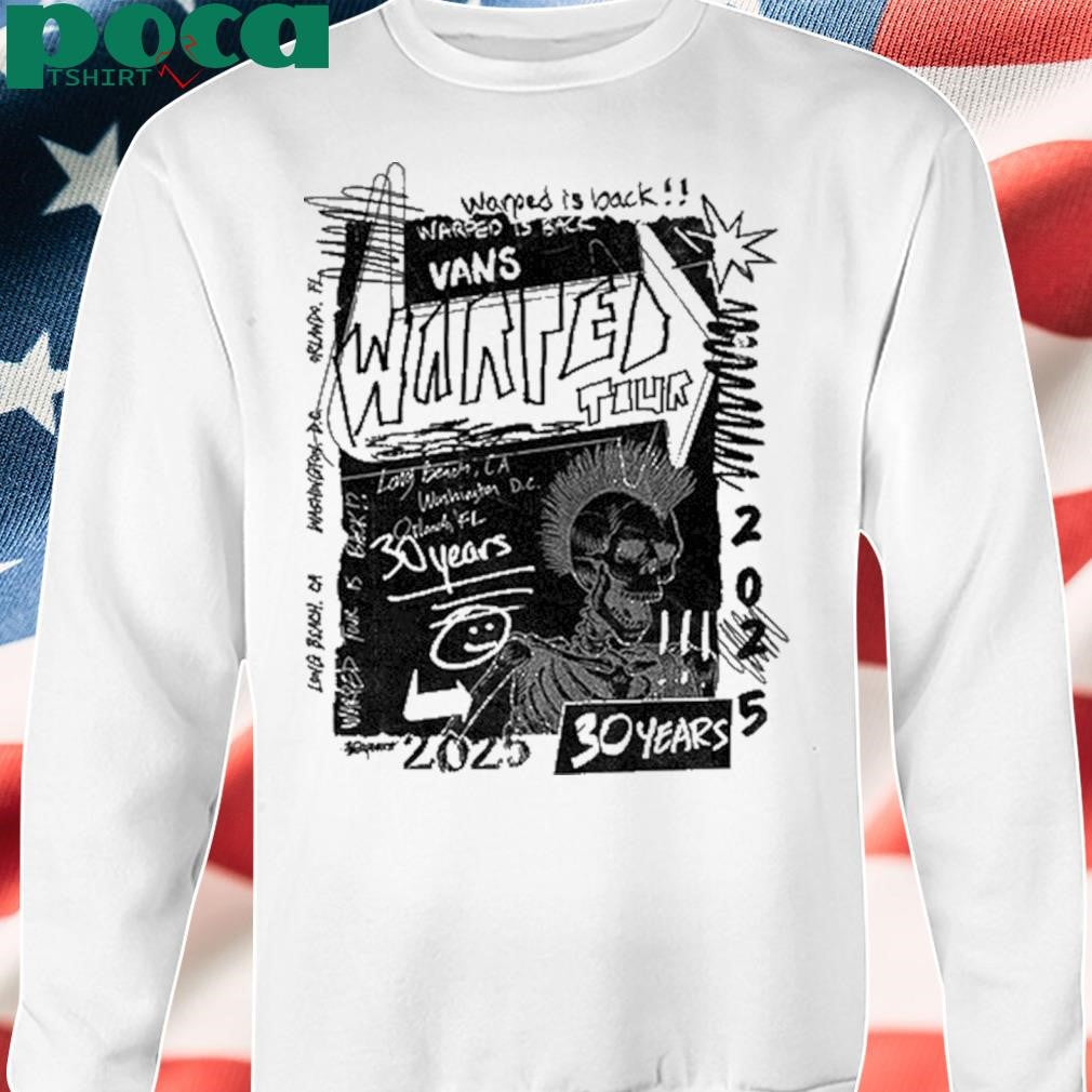 Warped Tour 30 Years Warped Is Back New Shirt