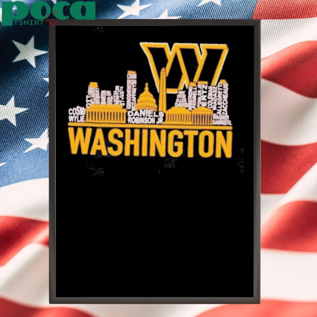 Washington Commanders 2025 Enjoying The Championship City Skyline shirt