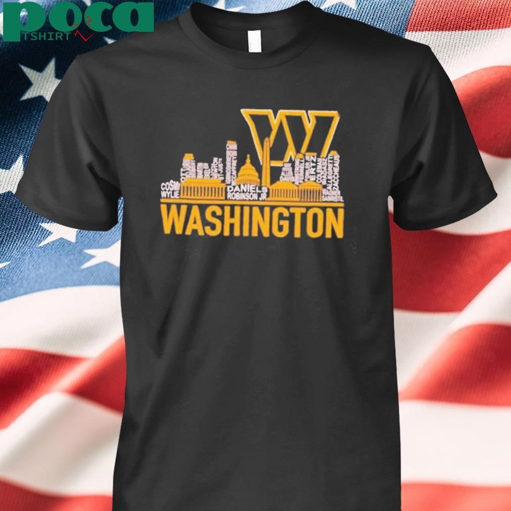 Washington Commanders 2025 Enjoying The Championship City Skyline shirt