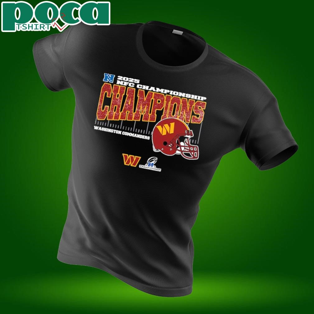 Washington Commanders 2025 NFC Championship Conference Champions Vintage Style With Helmet Unisex T-Shirt
