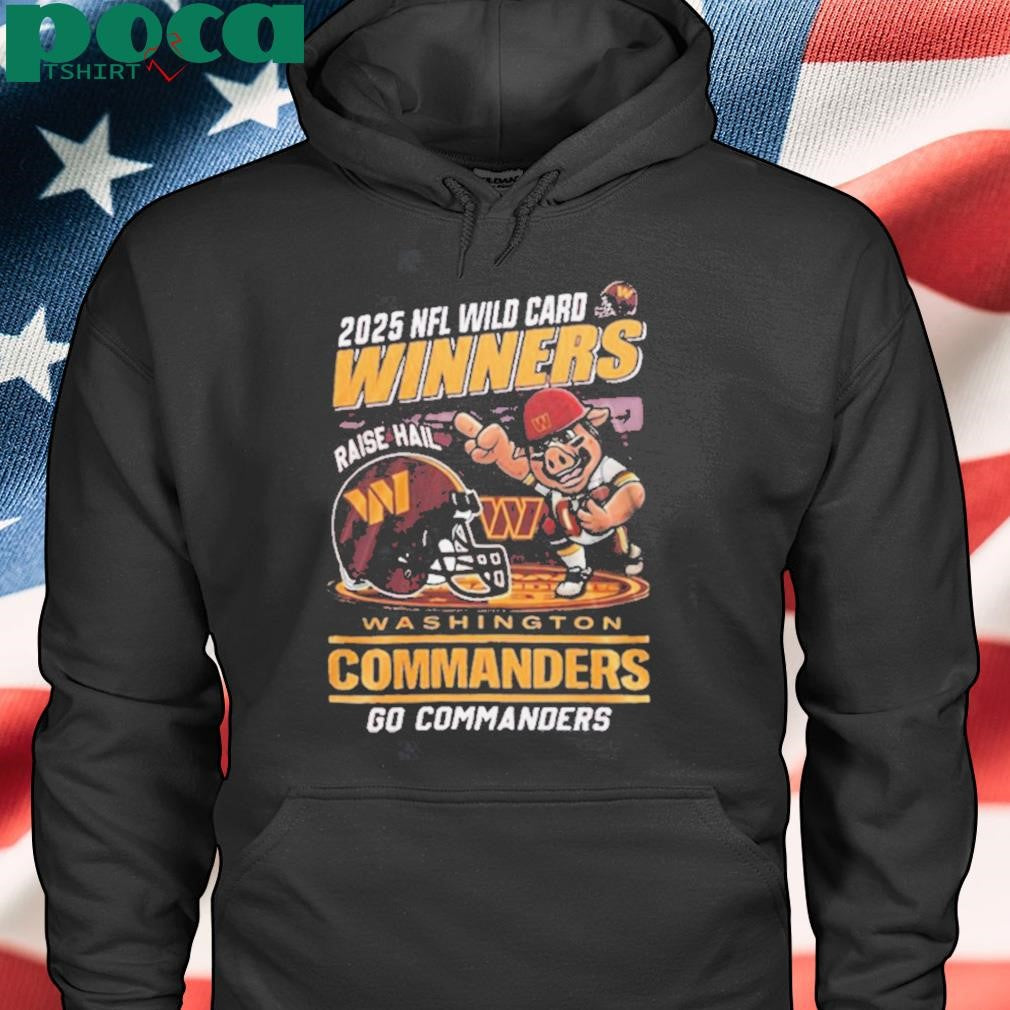 Washington Commanders Winners 2025 NFC Wild Card Mascot Shirt