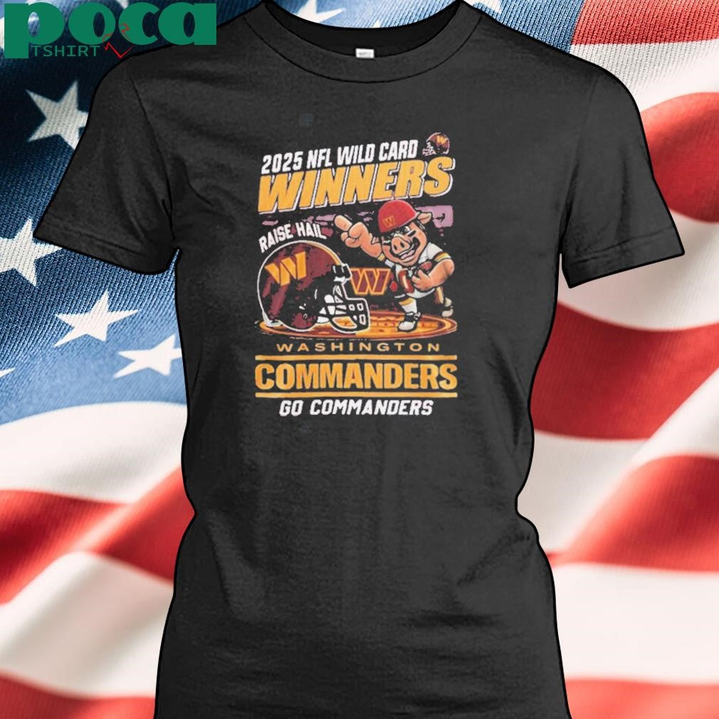 Washington Commanders Winners 2025 NFC Wild Card Mascot Shirt
