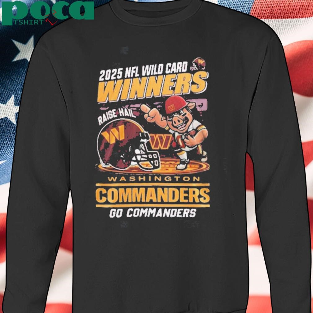 Washington Commanders Winners 2025 NFC Wild Card Mascot Shirt