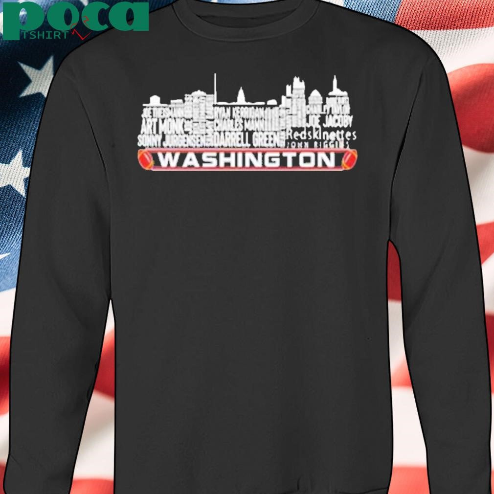 Washington Commanders football Skyline City name Shirt