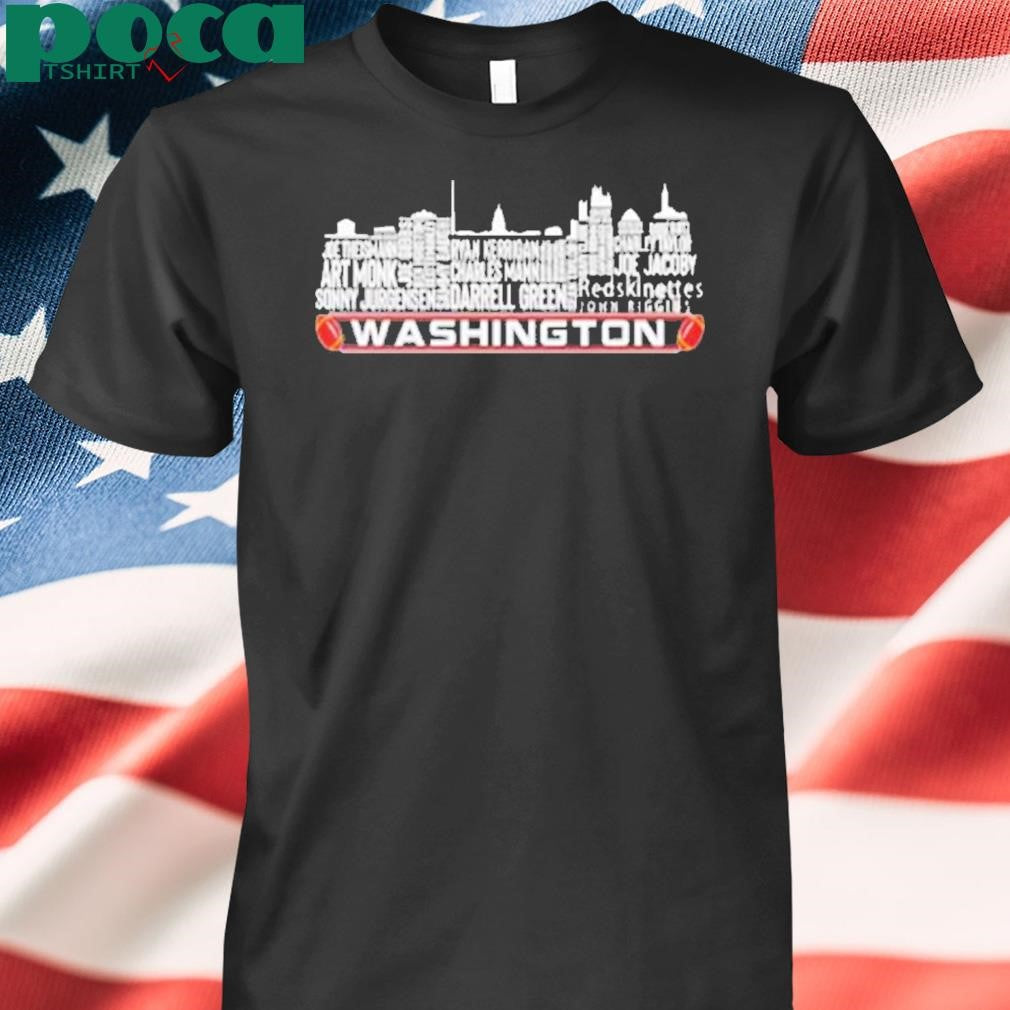 Washington Commanders football Skyline City name Shirt