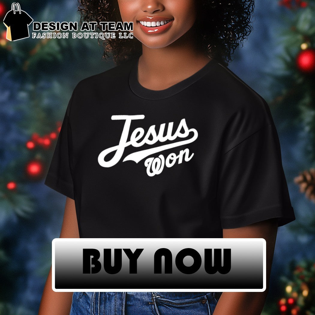 Washington Nationals Jesus Won shirt
