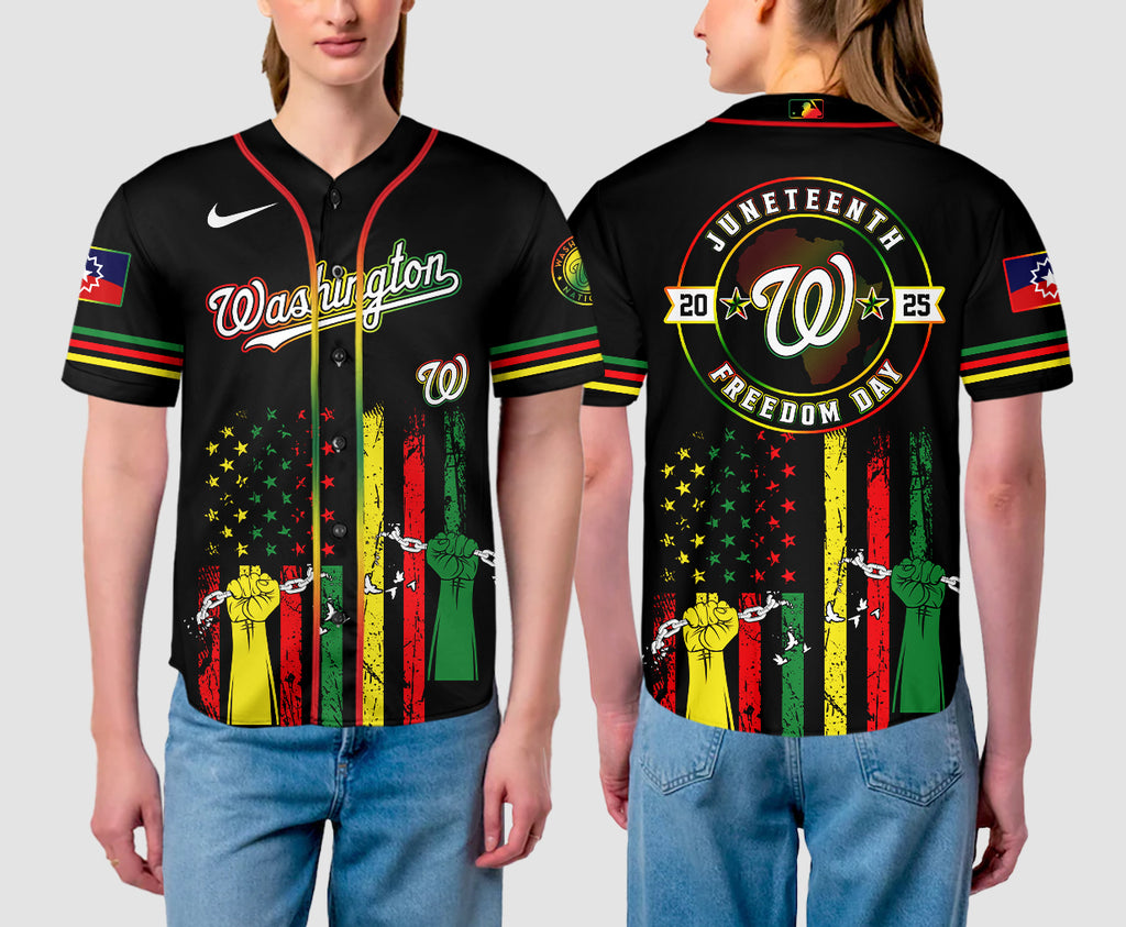 Washington Nationals Juneteenth Day 2025 Jersey