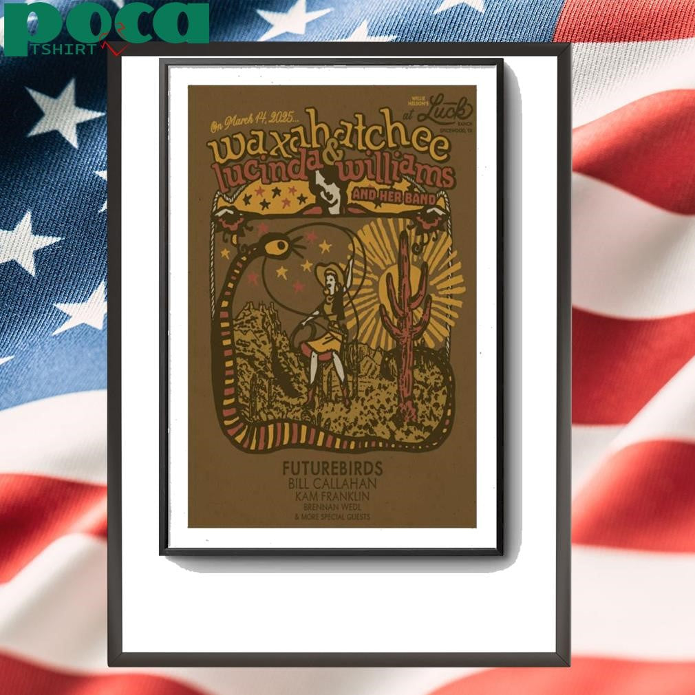 Waxahatchee Spicewood, TX Luck Ranch March 14 2025 Poster Artwork shirt