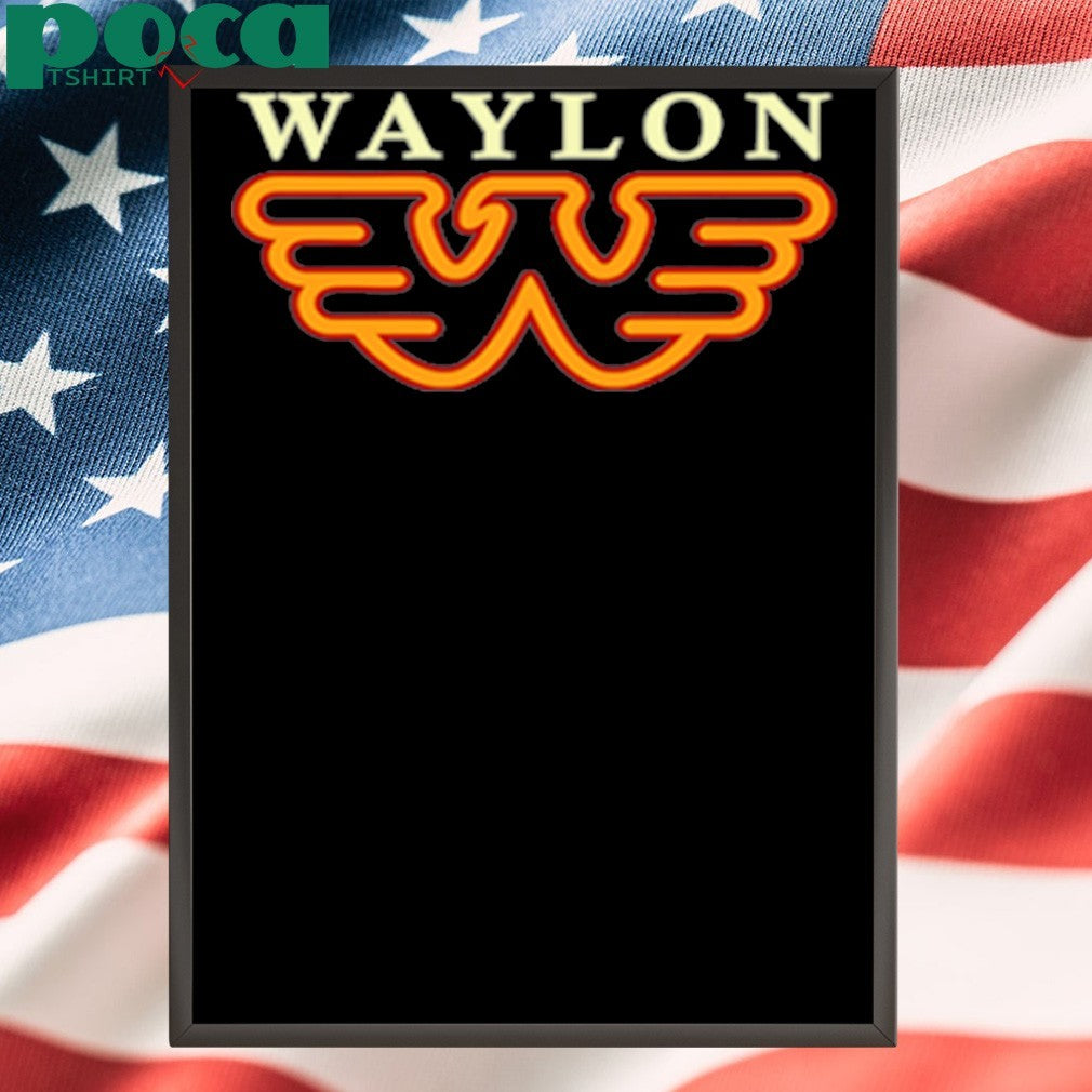 Waylon Jennings Silver Flying shirt