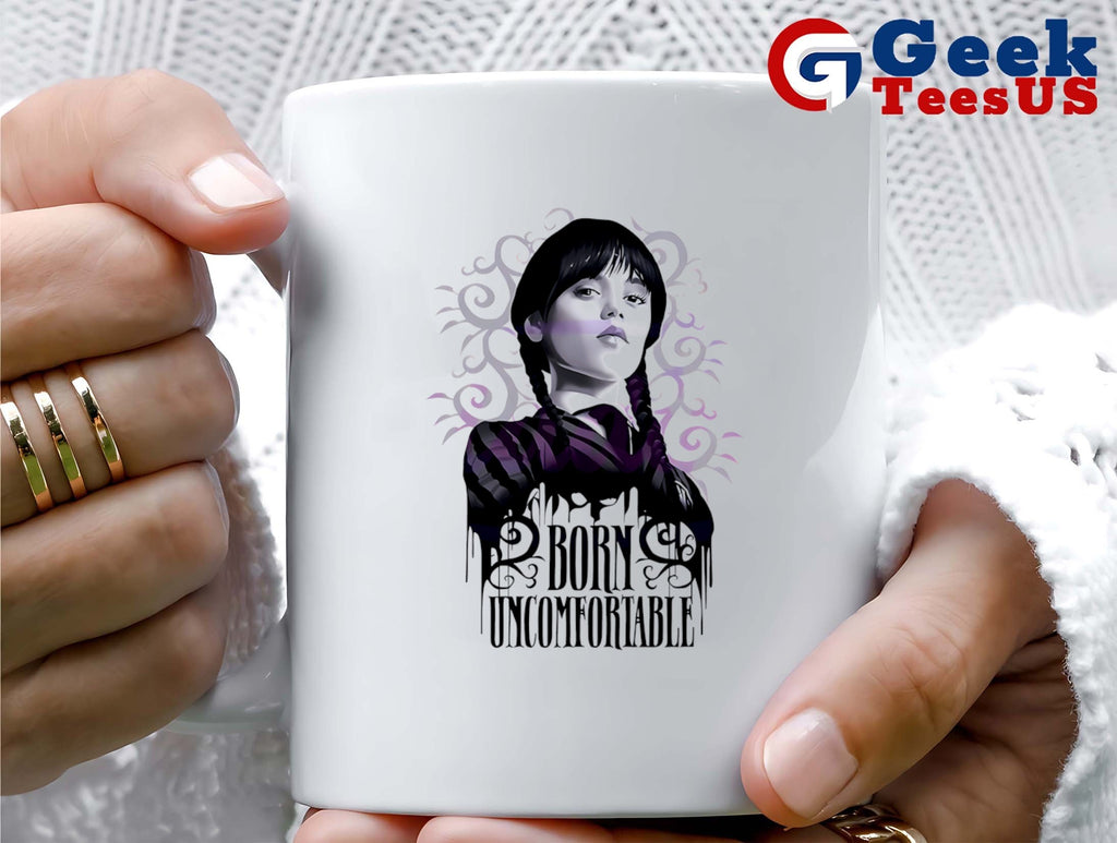 Wednesday Addams Born Uncomfortable shirt