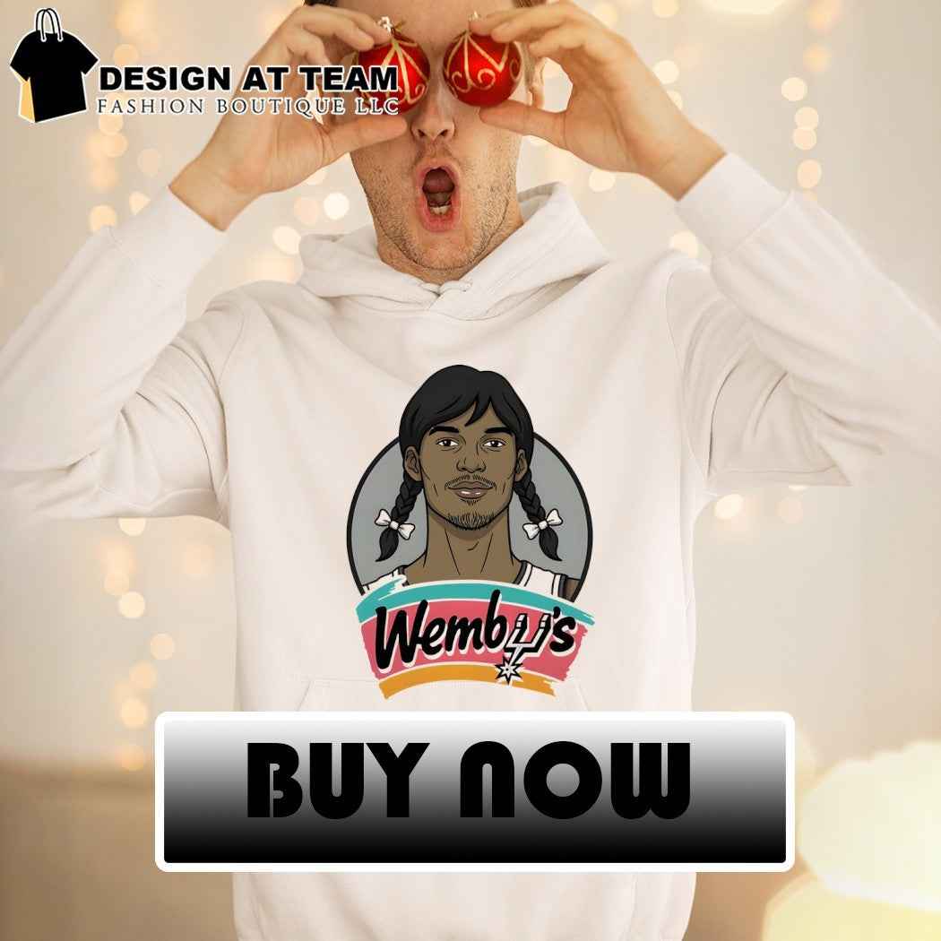 Wednesday x Victor Wembanyama Wemby’s San Antonio Spurs Baksetball NBA shirt
