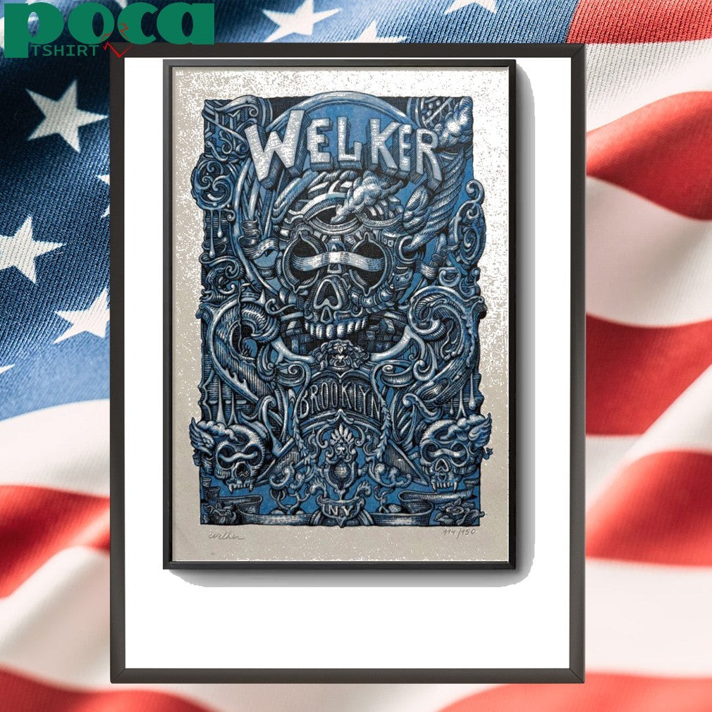 Welker July 23, 2025 Brooklyn, NY Tour Poster shirt