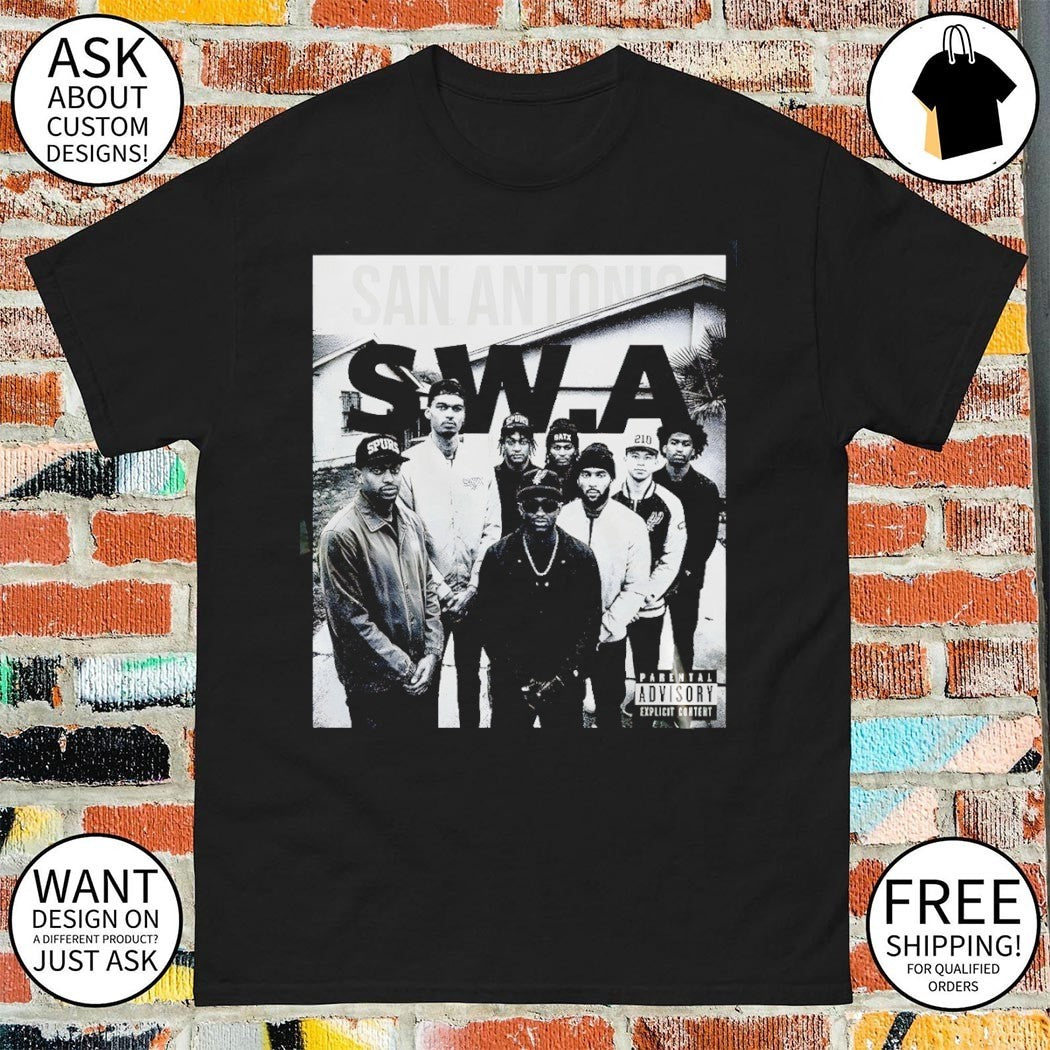 Wembanyama Stephon Castle De’Aaron Dylan Harper San Antonio Spurs with Attitude SWA vintage shirt