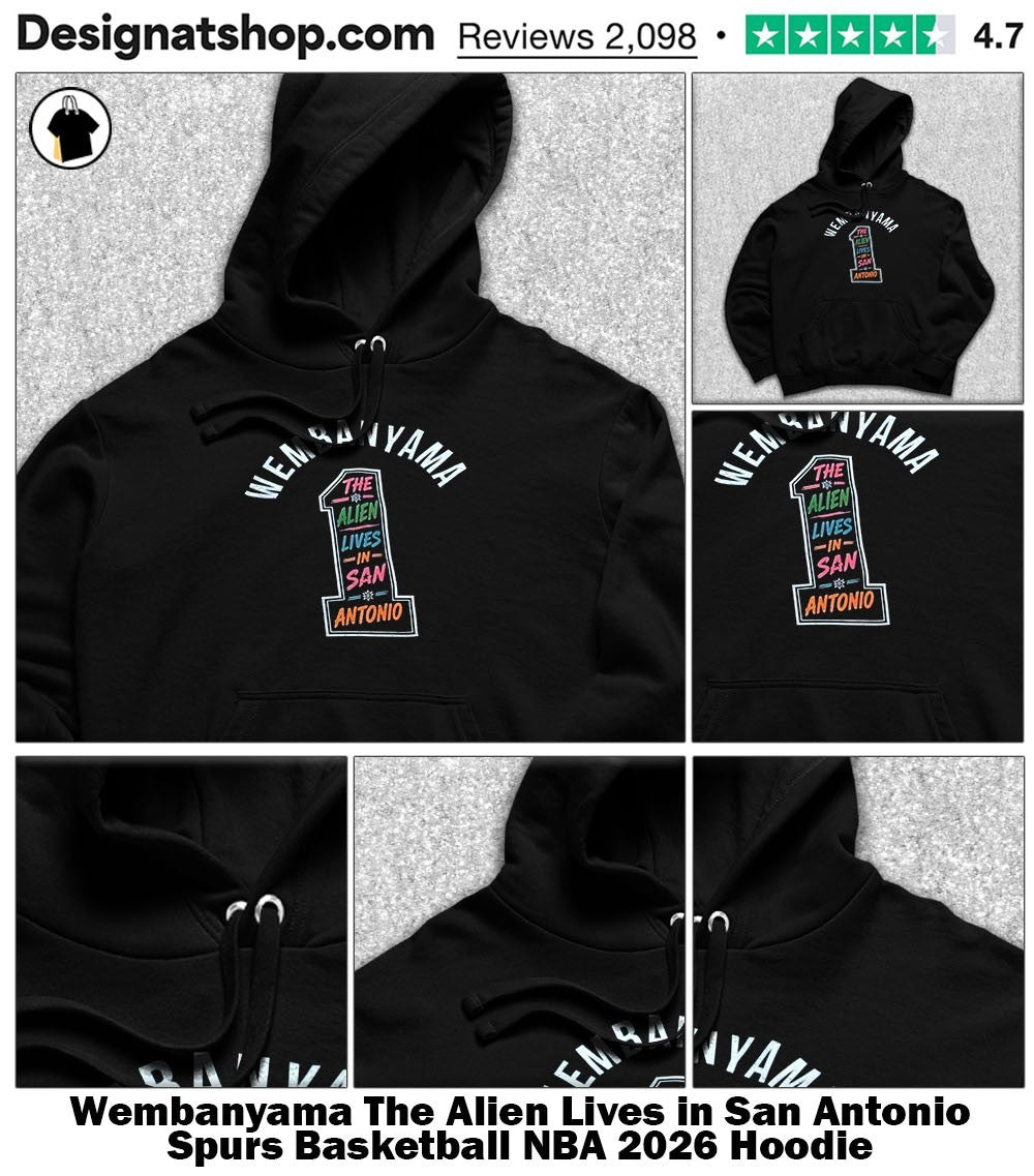 Wembanyama The Alien Lives in San Antonio Spurs Basketball NBA 2026 shirt
