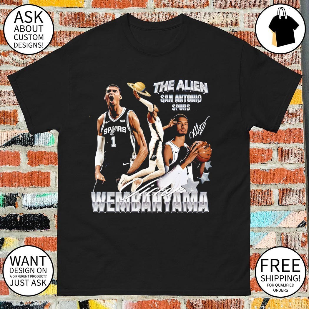 Wembanyama Wemby The Alien San Antonio Spurs graphic shirt