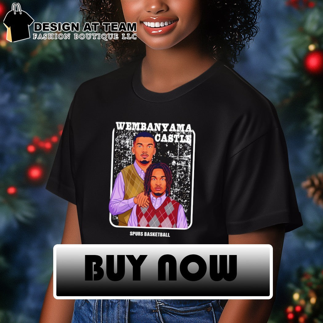 Wembanyama and Castle Step Brothers San Antonio Spurs Basketball vintage NBA 2026 shirt