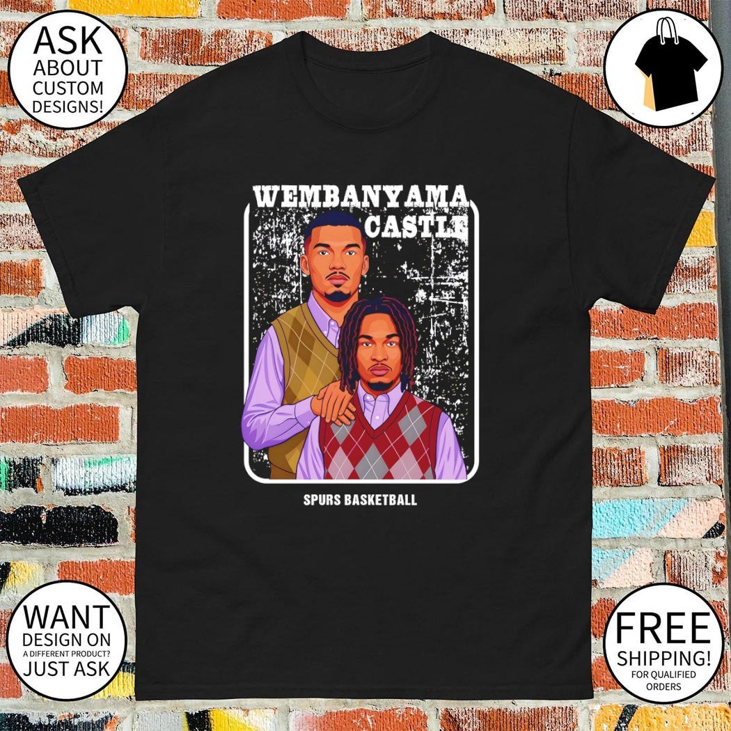 Wembanyama and Castle Step Brothers San Antonio Spurs Basketball vintage NBA 2026 shirt