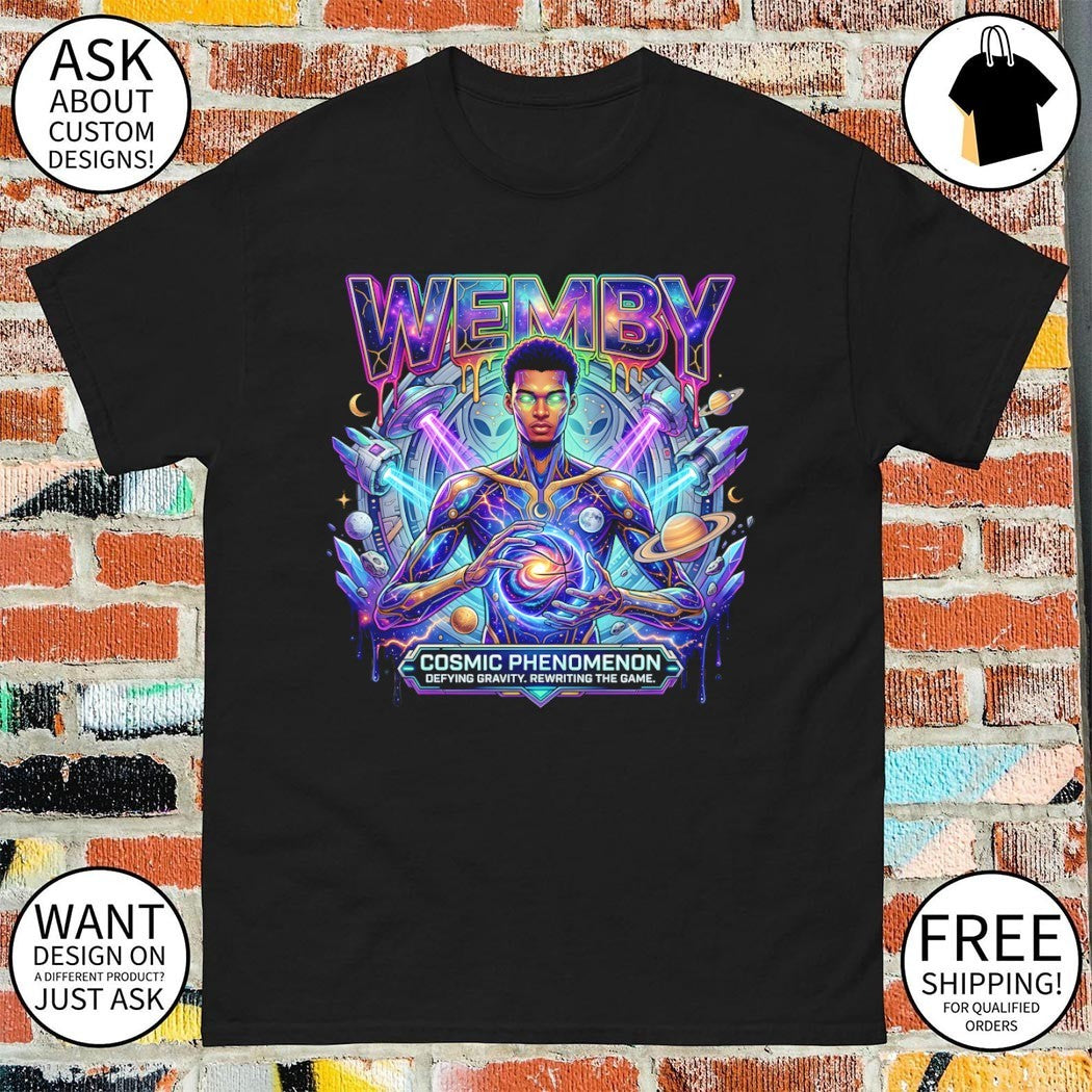 Wemby Alien Cosmic Phenomenon defying gravity rewriting the game San Antonio Spurs Basketball vintage shirt