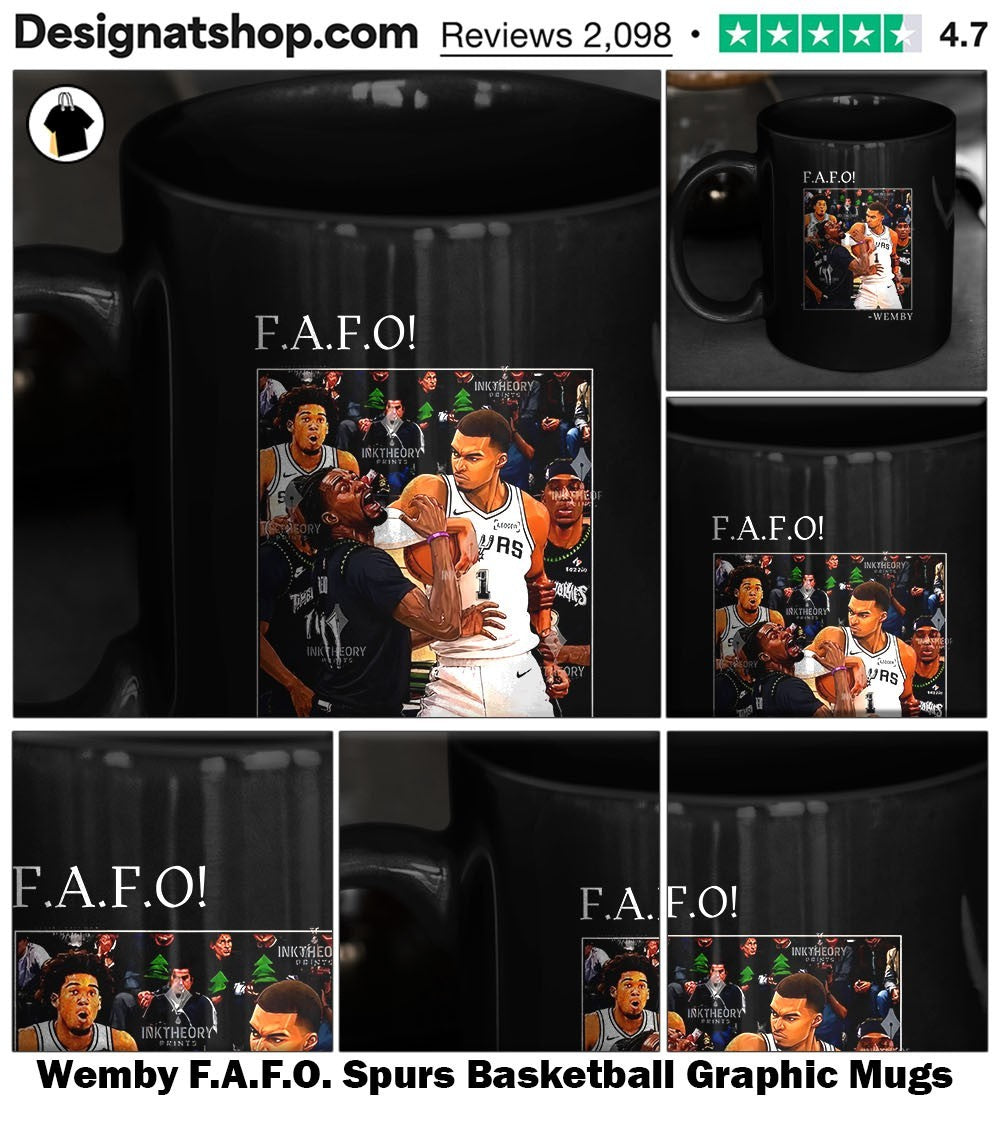 Wemby F.A.F.O. Spurs Basketball Graphic shirt