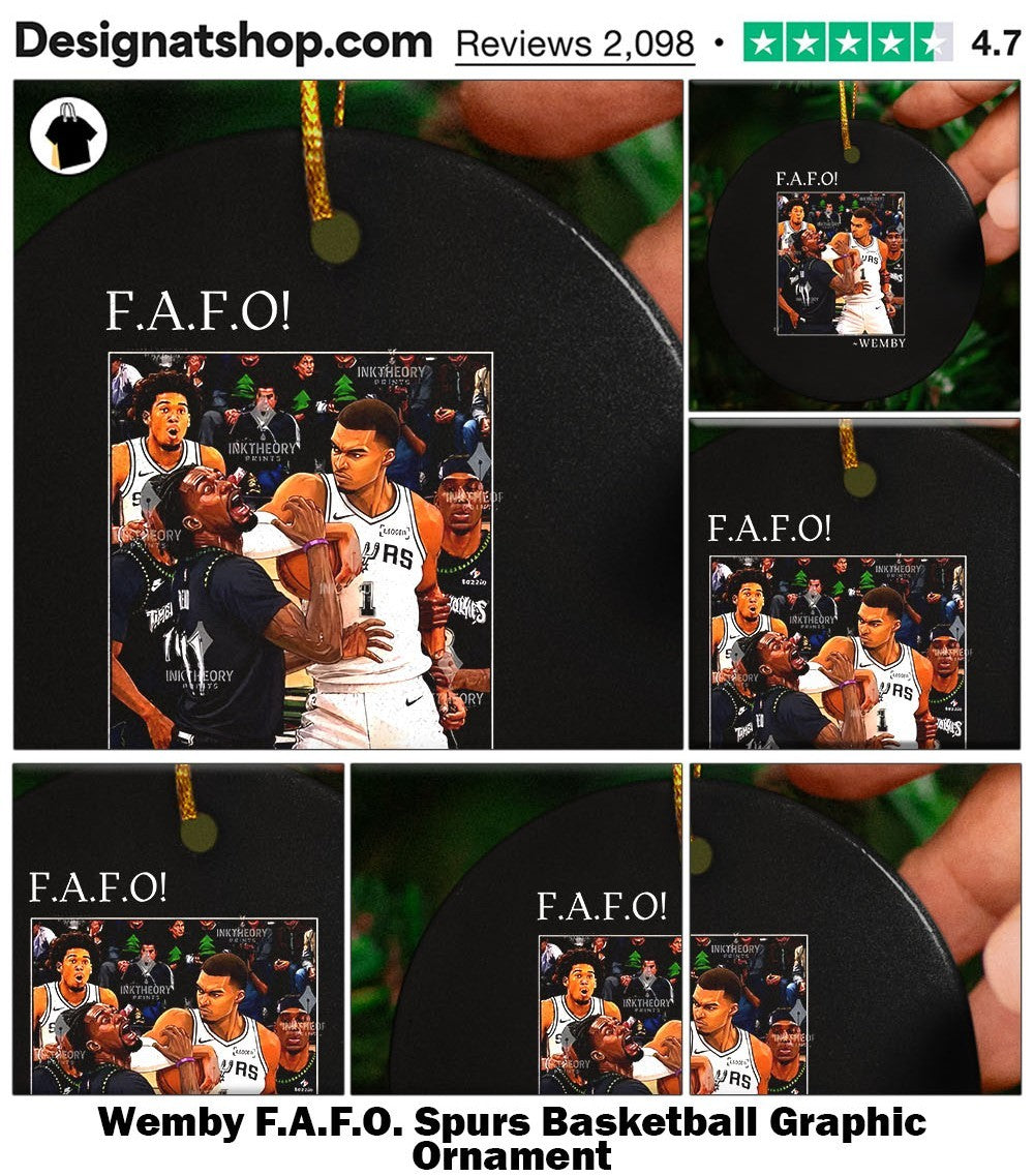 Wemby F.A.F.O. Spurs Basketball Graphic shirt