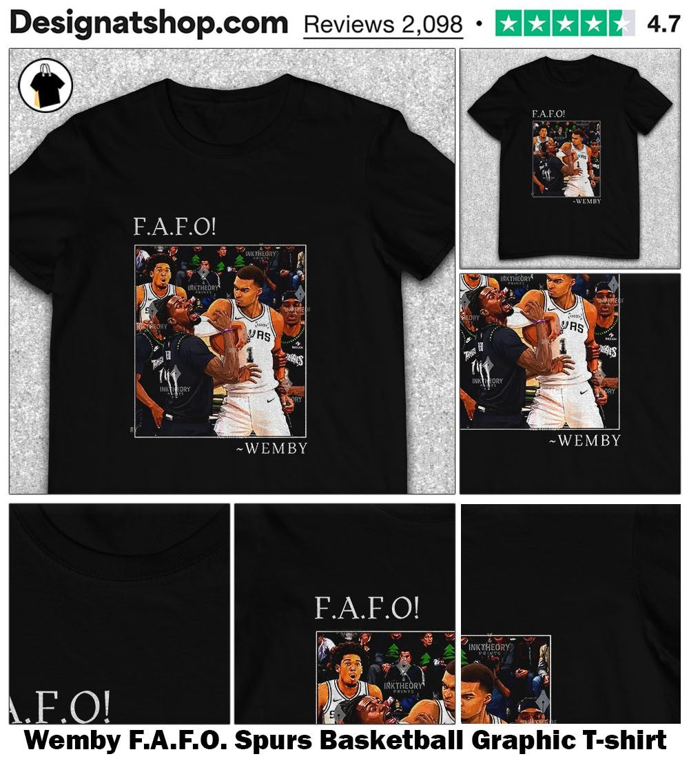 Wemby F.A.F.O. Spurs Basketball Graphic shirt