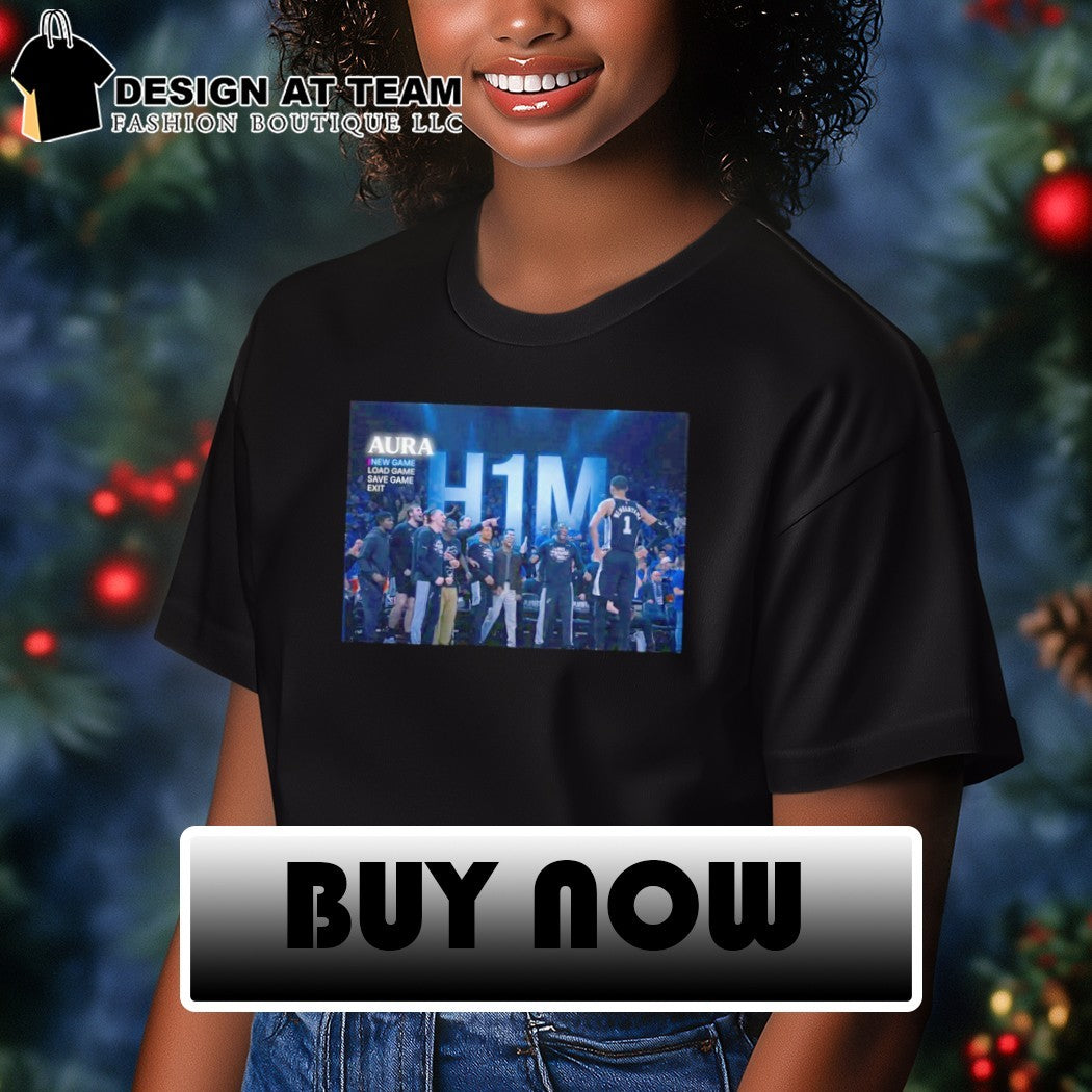 Wemby H1M Aura Video Game Loading Screen Parody shirt