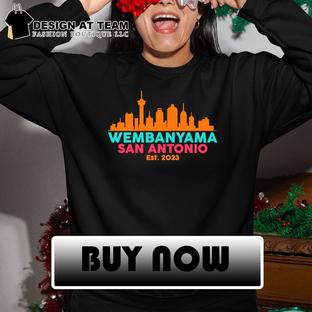 Wemby San Antonio Skyline Victor Wembanyama est 2023 shirt