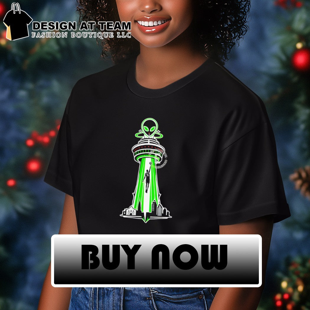Wemby San Antonio Spurs Basketball Alien UFO City Skyline NBA 2026 shirt
