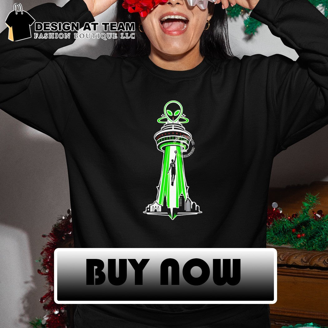 Wemby San Antonio Spurs Basketball Alien UFO City Skyline NBA 2026 shirt