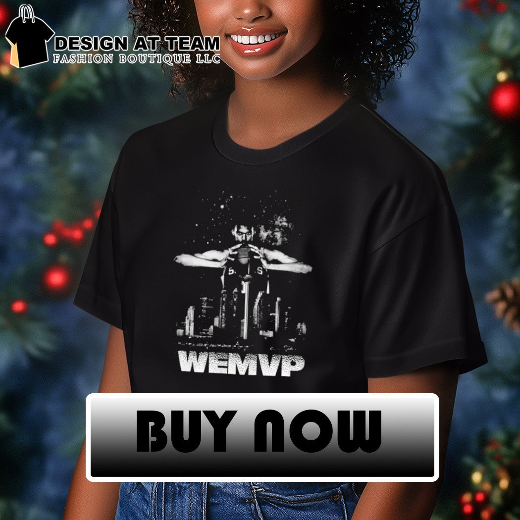 Wemby Spurs MVP Spurs San Antonio Skyline Basketball Cityscape shirt