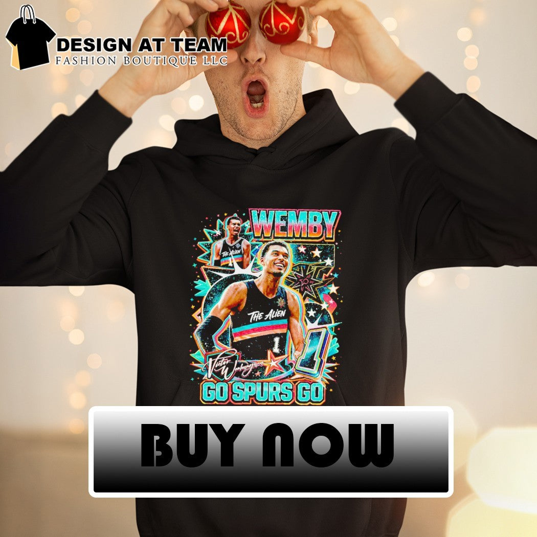Wemby The Alien 90s Vintage Bootleg Go Spurs Go shirt