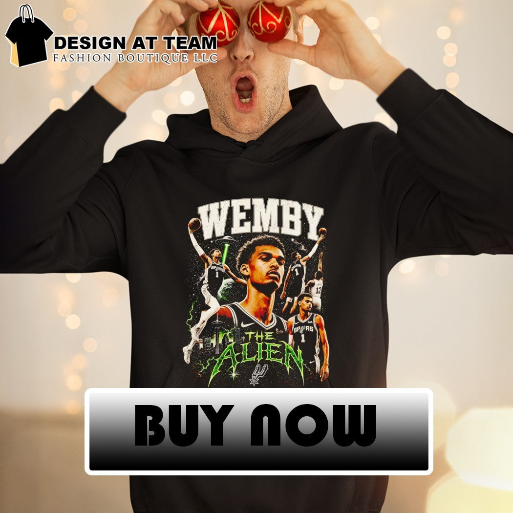 Wemby The Alien Victor Wembanyama San Antonio Spurs Basketball NBA 2026 graphic shirt