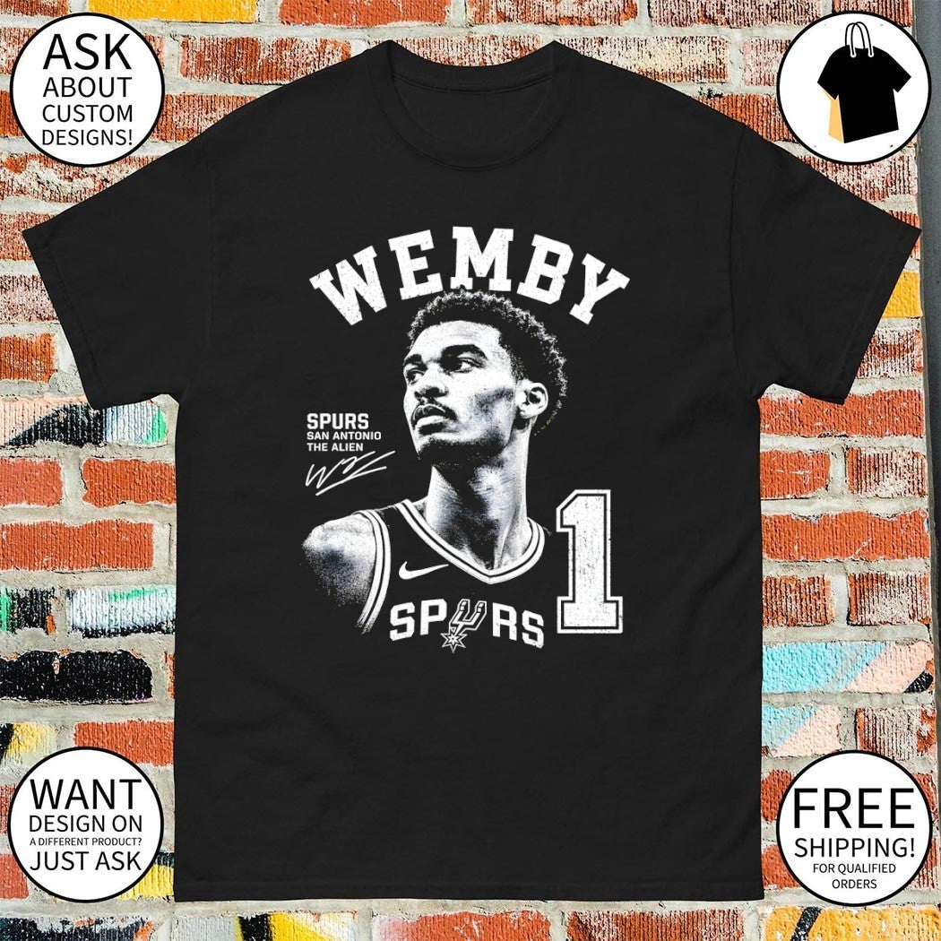 Wemby Victor Wembanyama San Antonio Spurs Basketball NBA Spurs San Antonio The Alien 2026 shirt