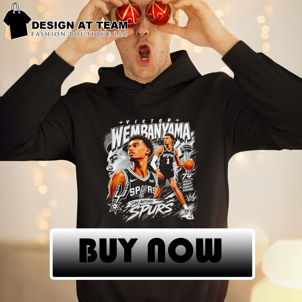 Wemby Victor Wembanyama San Antonio Spurs Basketball graphic 74 skills height impact future shirt