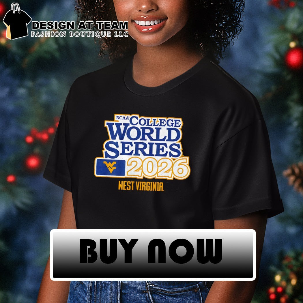 West Virginia Mountaineers Baseball 2026 College World Series shirt