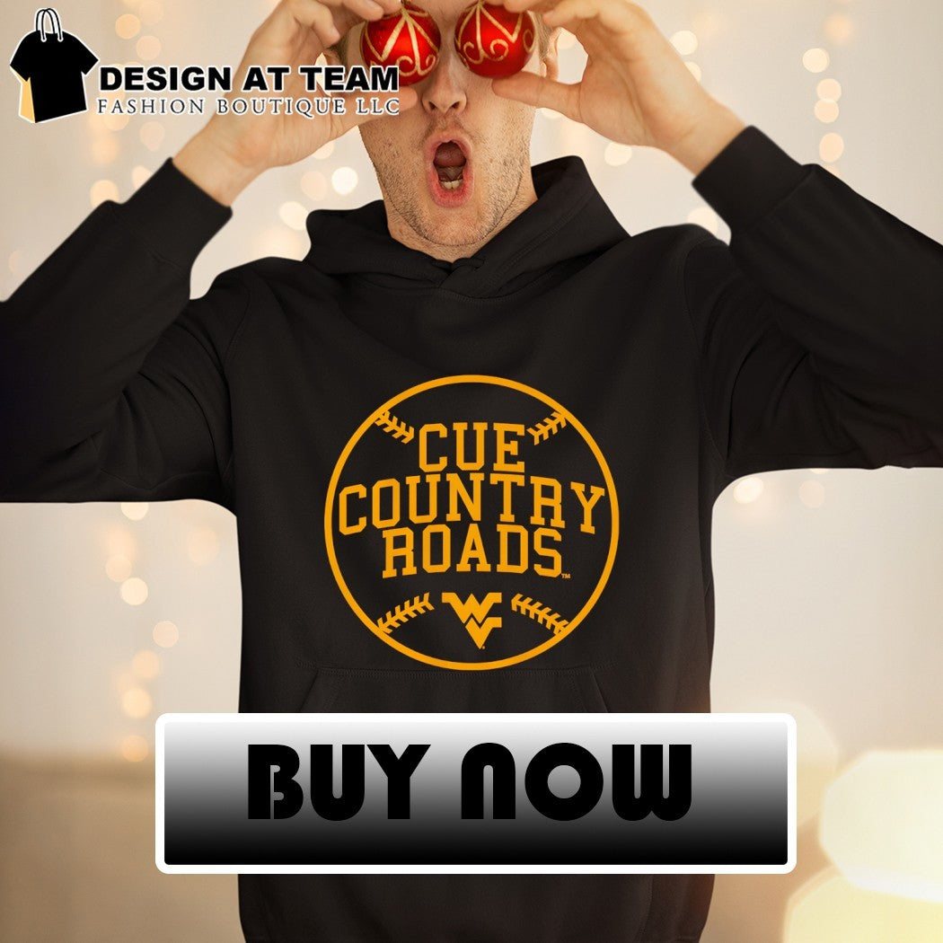 West Virginia Mountaineers Baseball Cue Country Roads MLB 2026 shirt