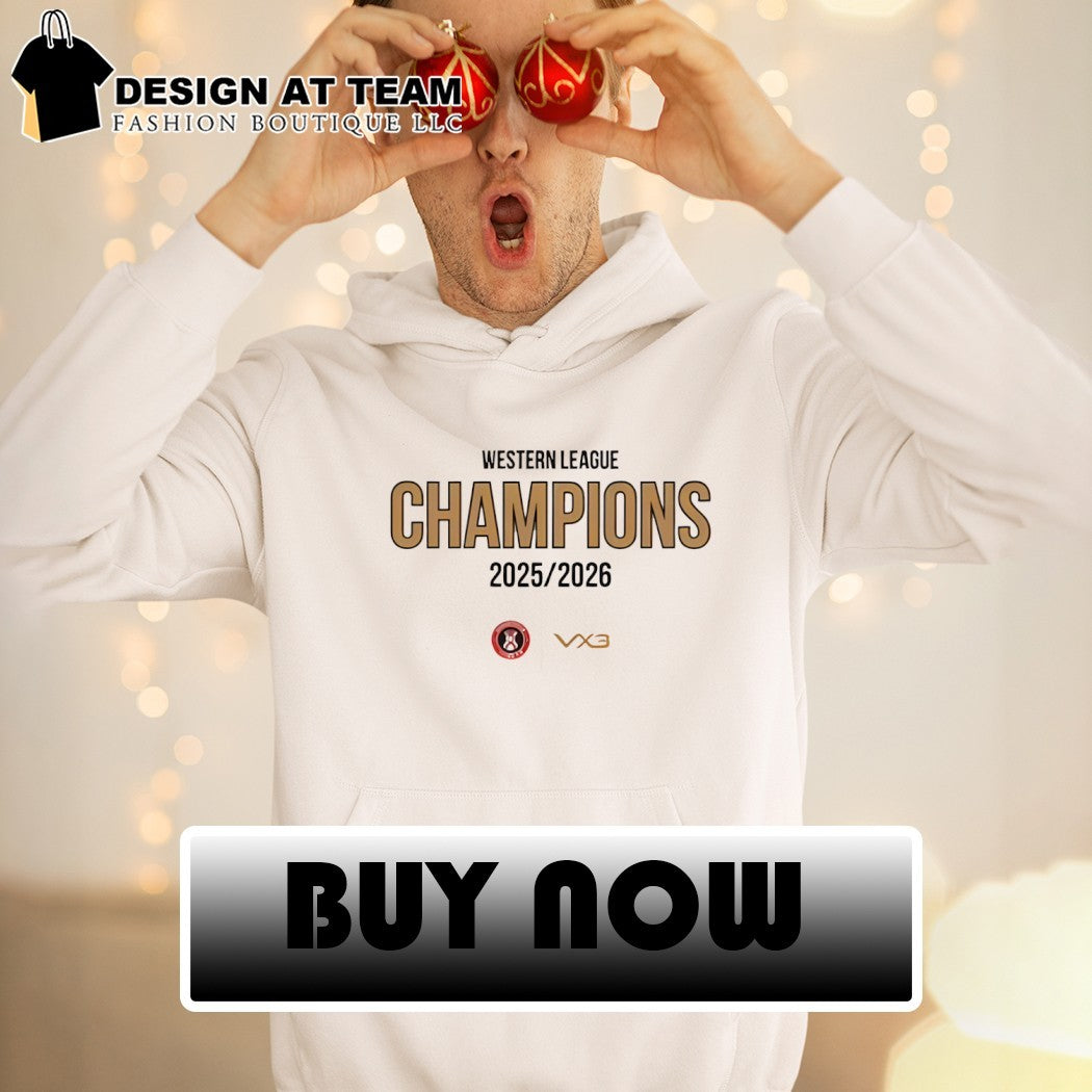 Western League Champions 2025 2026 VX3 shirt