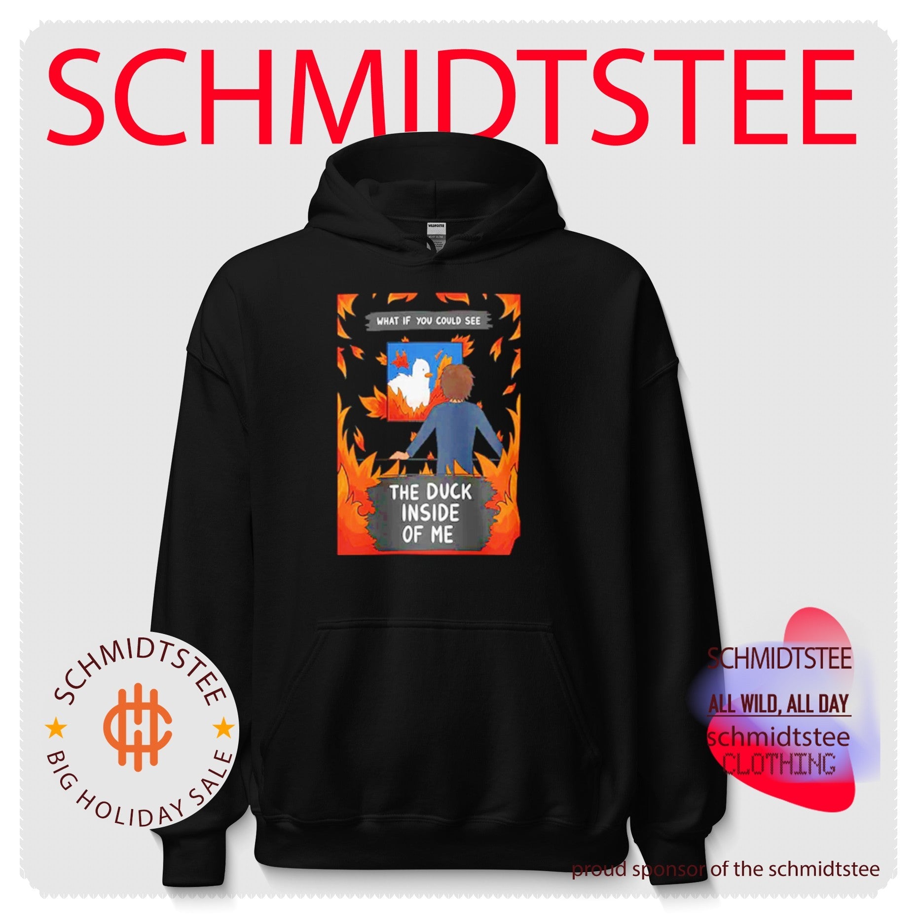 What if you could see the duck inside of me funny duck shirt