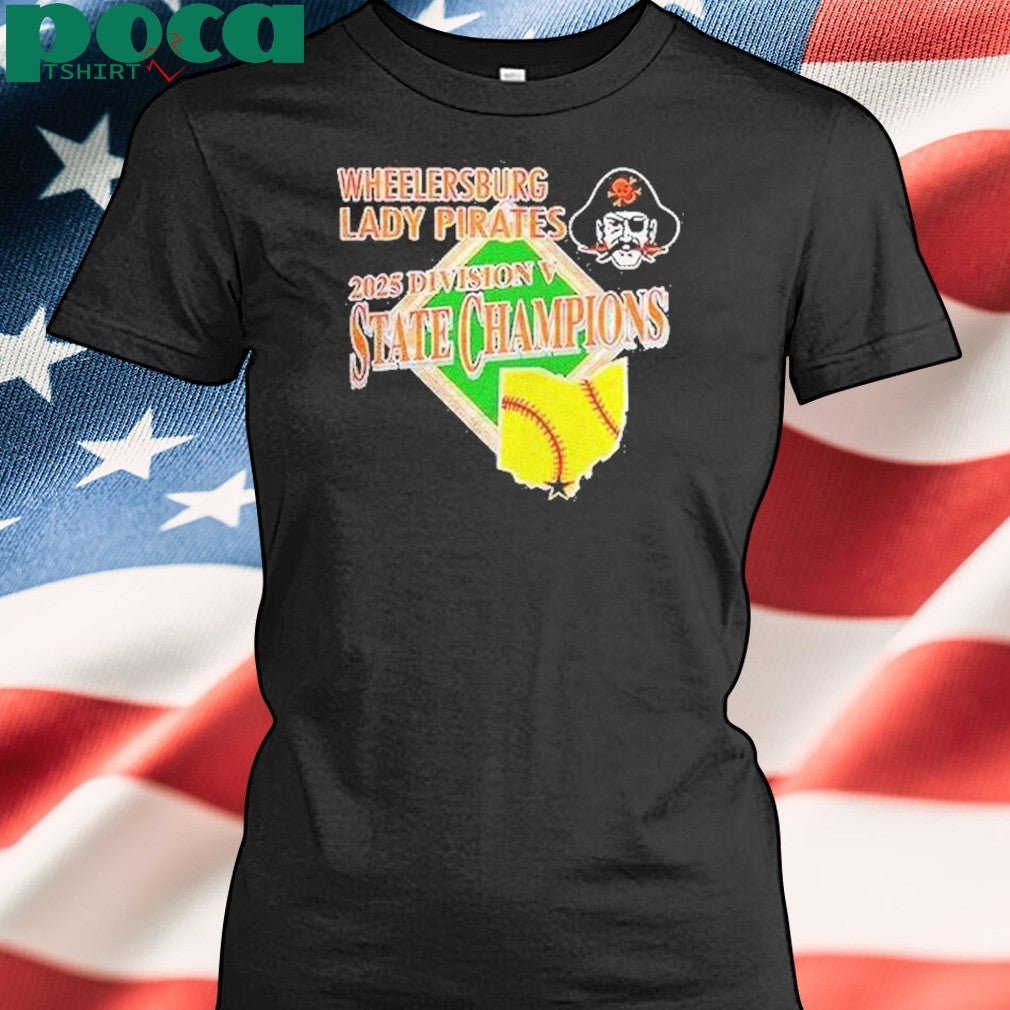 Wheelersburg Softball 2025 Division 5 State Champions Shirt