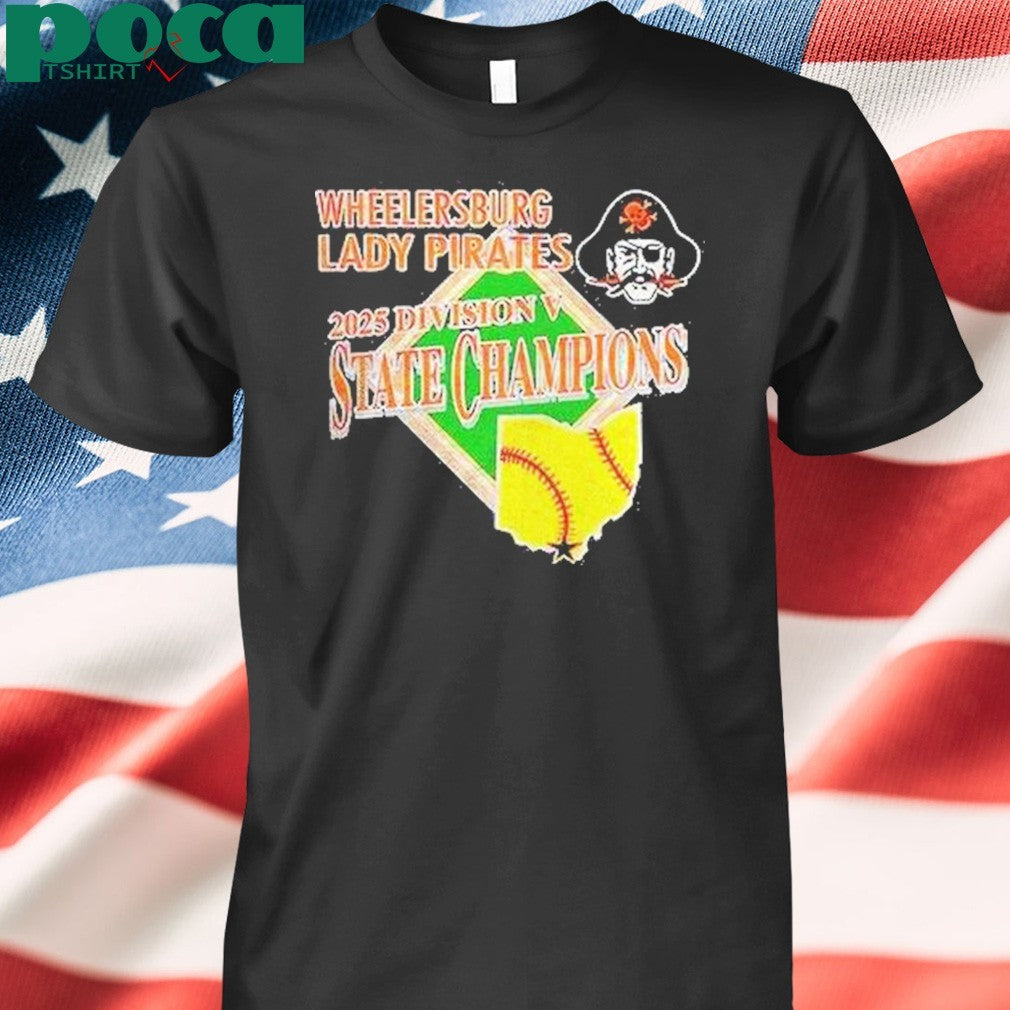 Wheelersburg Softball 2025 Division 5 State Champions Shirt