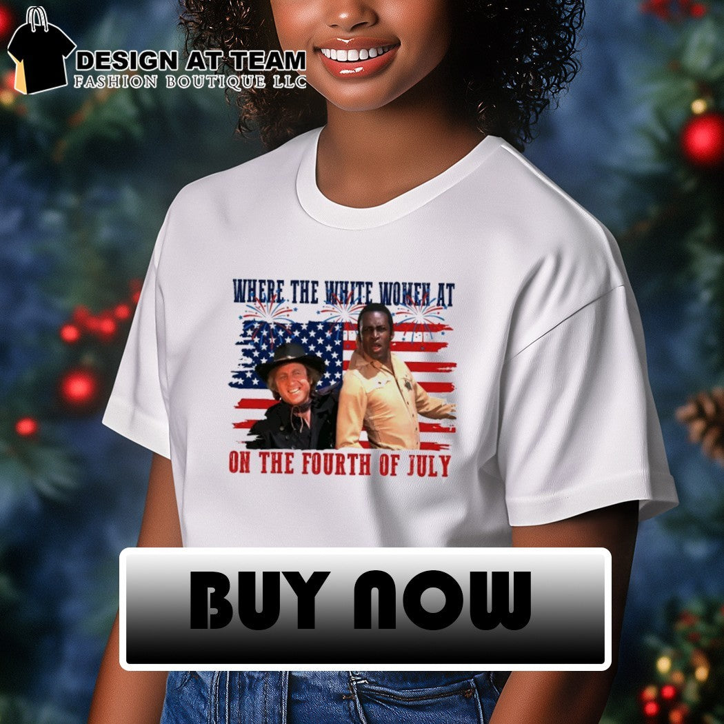 Where the white women at 4th Of July patriotic boxing shirt