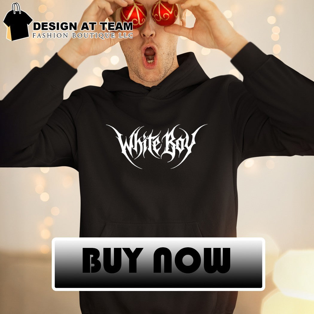 White boy heavy metal style shirt
