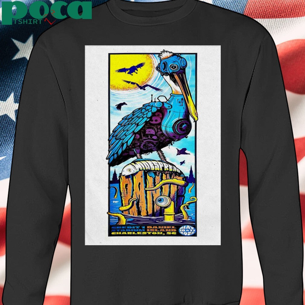 Widespread Panic 5 16-5 17 2025 Credit One Stadium in Charleston SC Poster shirt