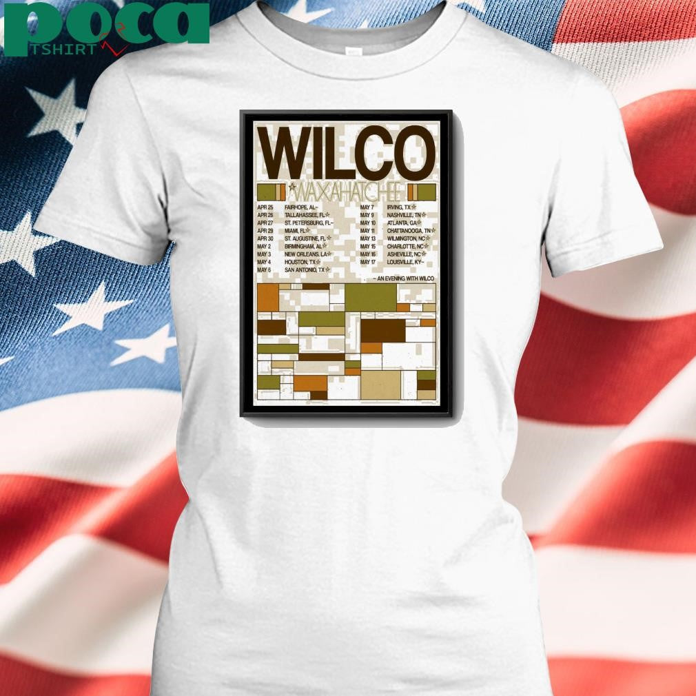 Wilco 2025 American South Tour Poster shirt