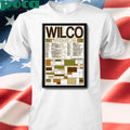 Wilco 2025 American South Tour Poster shirt