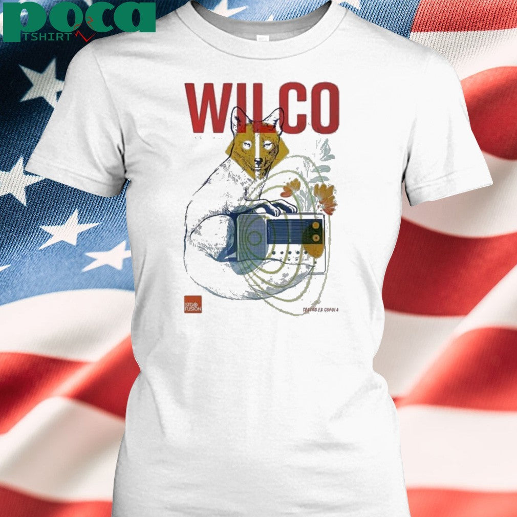 Wilco Band Poster In Santiago Chile At Teatro LA Cupula On June 2 2025 T-Shirt